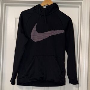 Nike women Black and White Logo Sweater